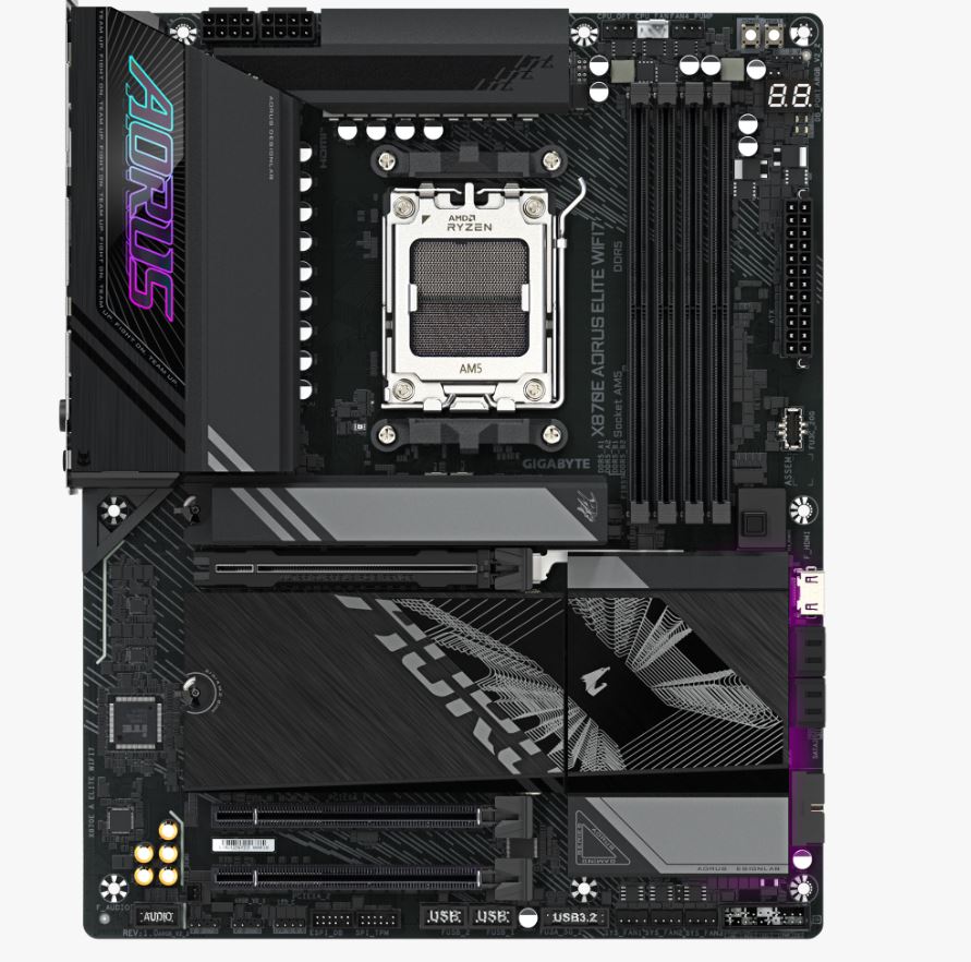 Placa base para juegos de alto - X870E Atx Motherboard reseña y precio